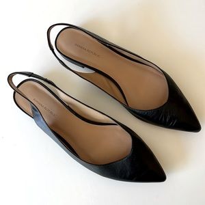 [USED] Banana Republic black shoes size 10